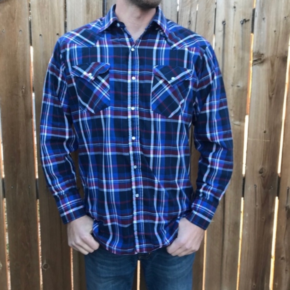 Ely Cattleman Vintage men's pearl snap